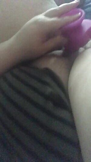 Fucking my greedy, chubby pussy.