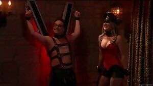 Kaley Cuoco as s dominatrix in The Big Bang Theory
