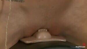 When clamps can't stop the orgasm train