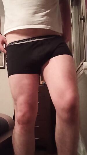 Taking off my underwear before sleeping