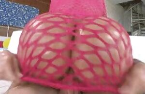 Big white oiled booty