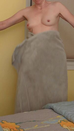 Something so fun about a towel drop, right?