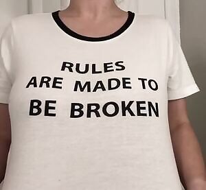 Goodness do I love breaking rules...