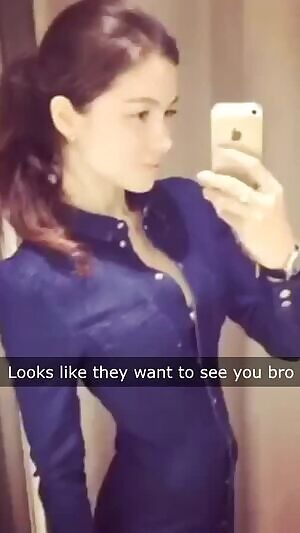 There's nothing better than snapchats from a horny sister