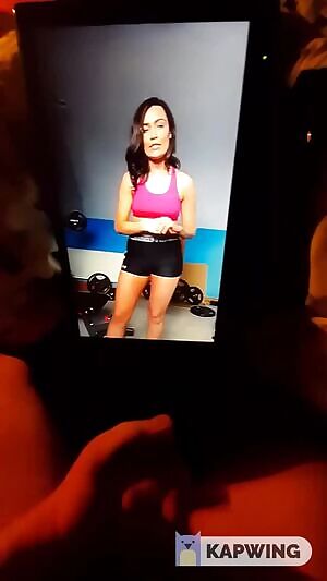 Fitness babe request made me cum twice in quick succession with huge loads