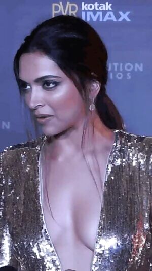 Deepika Padukone sexy face & cleavage, deserves every drop of cum.