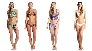 Four bikinis
