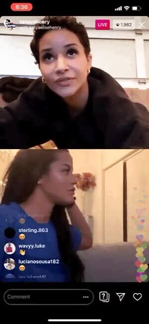 Katya and Tanaya twerking for the gram