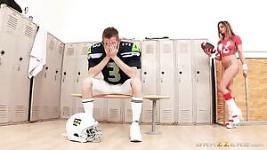 Rachel Roxxx enjoying the Superbowl