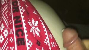 Cumming On Her Ass In PJ's