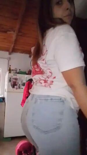 Ass Slap Homemade Jeans Latina Petite