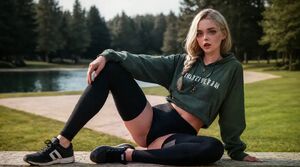 Fit Girls Ai Generated Blonde Pussy