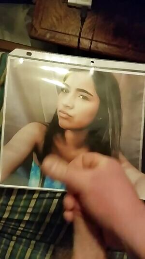 Giving her a taste of my baby batter