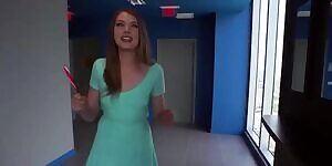 Russian Cutie Elena Koshka Licks Lollipop