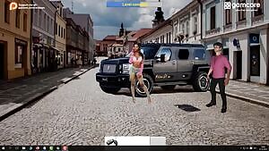 Adult games Eroman: city walk