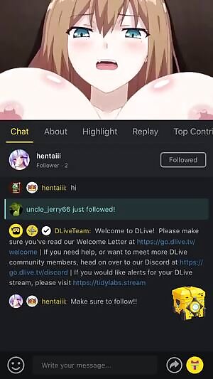 Hentai on Dlive!!!!