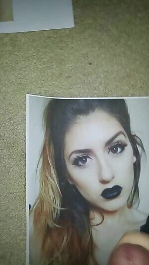 She looks so good with cock and cum on her face