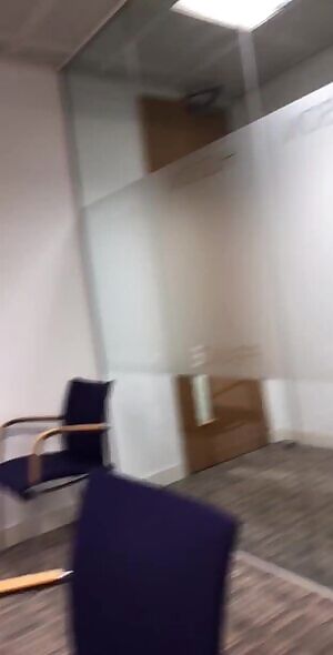 During a break in a job interview