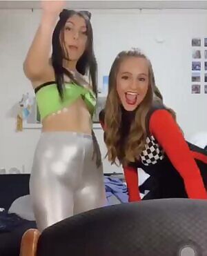 Cute college girls dancing got me