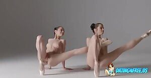 nude ballet Julietta and Magdalena twins - Hegre :)