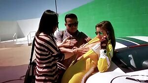 Alyssa Arce having her tits and ass rubbed