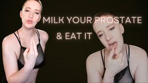 Prostate Milking Anal Blonde Cum Eating Instructions
