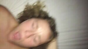 Finishing the job on her face