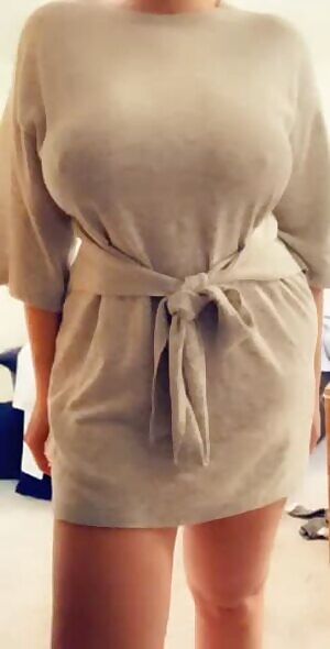 You know I love sweater dresses!