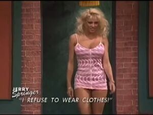 Adara Michaels refuses to wear clothes on Jerry Springer