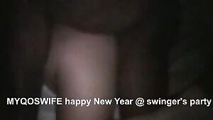 MYQOSWIFE happy New Year @ swinger's party