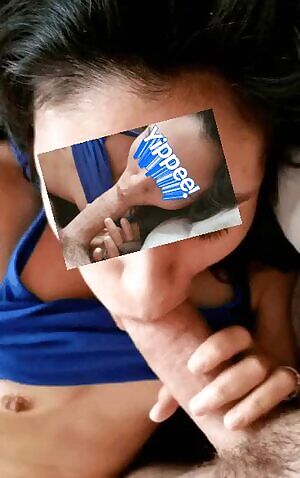 Teasing before she takes it deep