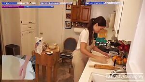 Sasha in the kitchen