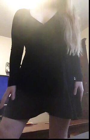 Showing you everything under my little black dress