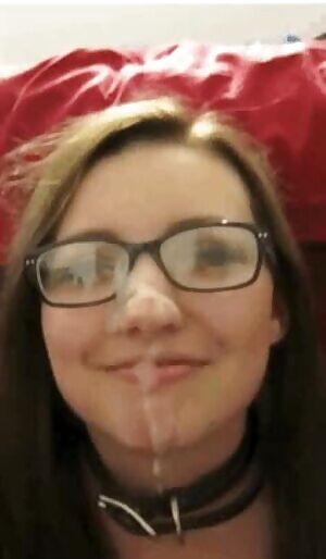 Assessing the quality of the cum load on her face