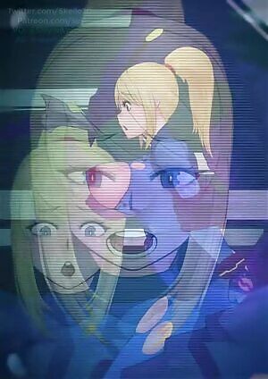 Samus getting plowed hard