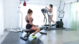 Eva Angelina and Valentina Nappi Workout