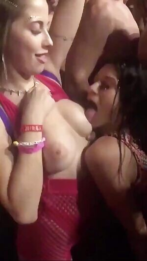 Party and nipples sucking