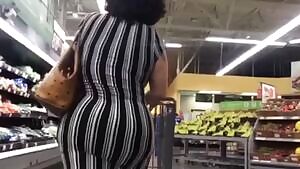 Following mom at the store