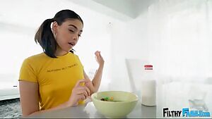 Threesome With Step Sis And Step Mom