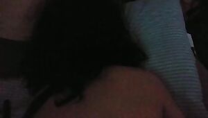 Girl does a big cum for Daddy