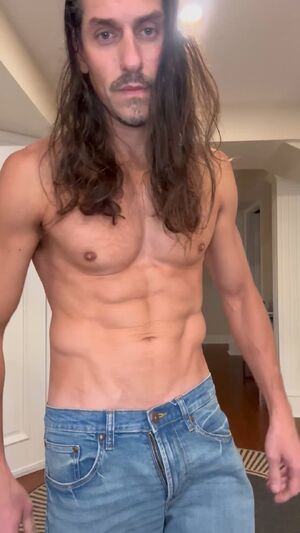 Long Haired Men Abs BWC Big Dick
