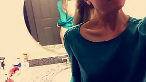 Pony tail for extra grip while we're ucking.