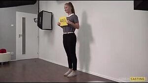 Amateur Blonde Czech Girl on Casting Couch