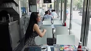 Katrina Jade makes a friend