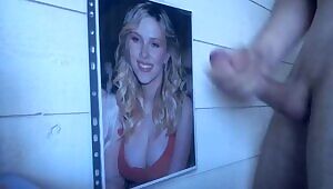 Not my video, but I love watching ScarJo get sprayed