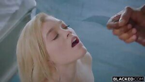 Cleans and swallows as a good cumslut should