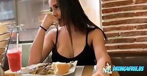 Her friend controls her vibe in public! watch her struggle to not get caught:)