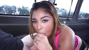 Selena Blaze gets filled with cock in bang bus