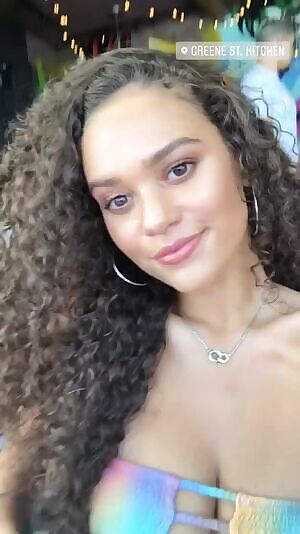 Madison Pettis enjoying her birthday weekend