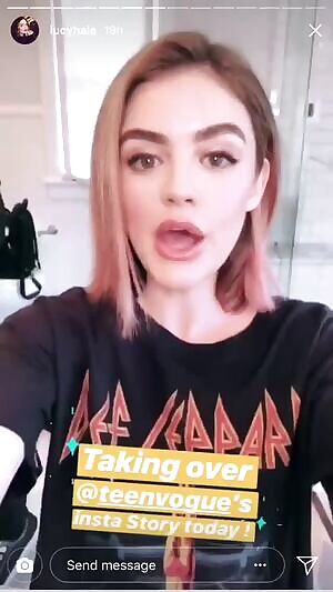 Lucy Hale working out